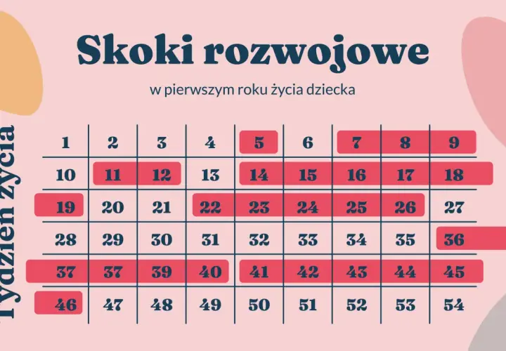 Ile trwa skok rozwojowy? Od dni do tygodni kalendarz i porady