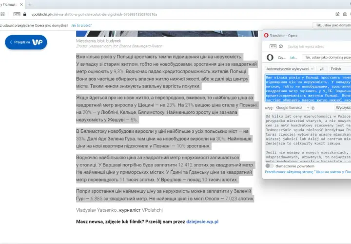 Opera GX: Tłumacz stron nie działa? Rozwiąż problem i tłumacz!