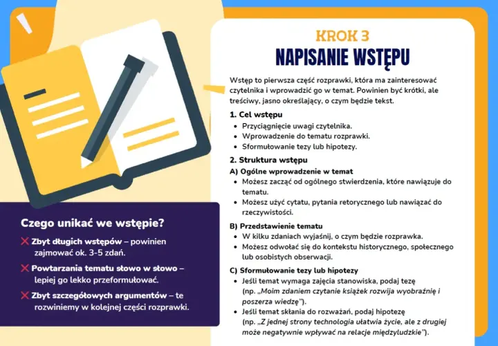 Jak się pisze rozprawkę? Krok po kroku do idealnej pracy!