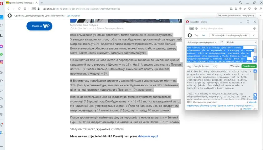 Opera GX: Tłumacz stron nie działa? Rozwiąż problem i tłumacz!