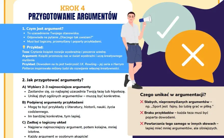 Jak napisać rozprawkę? Teza, argumenty i przykłady