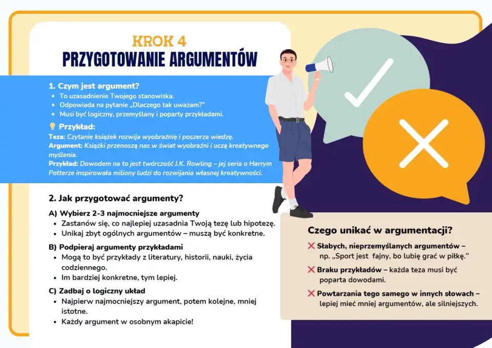 Jak napisać rozprawkę? Teza, argumenty i przykłady